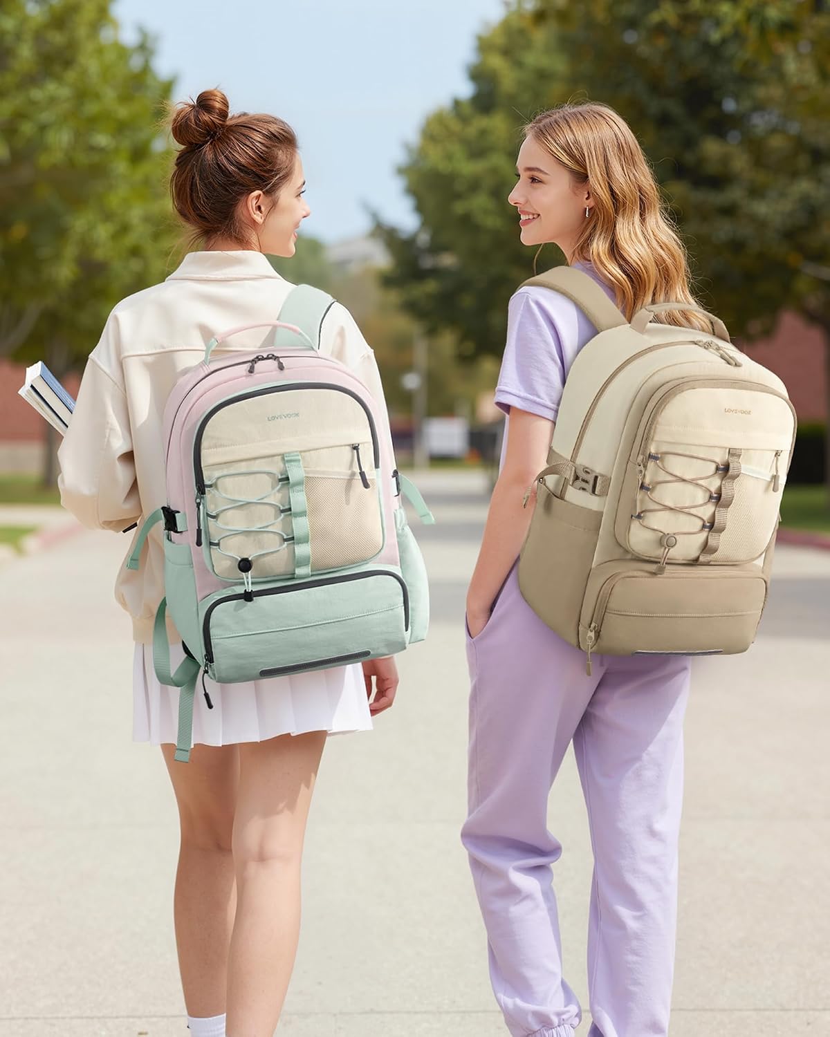 LOVEVOOK Backpack for Kids Teen Girls, Cute Back to School Backpack Bookbag
