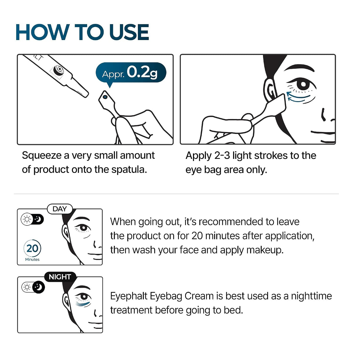 Dr.Melaxin Eyephalt Under Eye Cream for Dark Circles and Puffiness, Eye Cream for Bags Under Eyes with Bio-Spicule, EGF & Niacinamide, Depuffing Eye Bag Lifting Treatment, Korean Skin Care, 0.33 fl oz