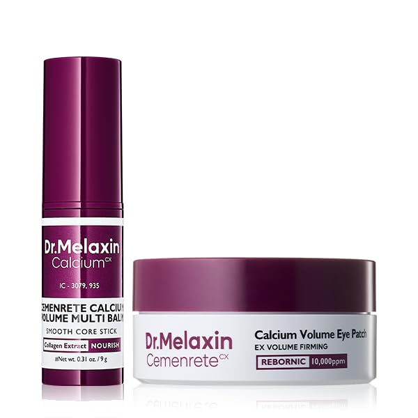 Dr.Melaxin Calcium Volume Multi Balm+Eye Patch 60ea Korean Skin Care Cosmetics with Collagen Extract Elasticity Eye Shield Skin Repair