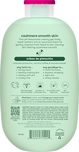 eos Cashmere Body Wash- Vanilla Cashmere, Creamy Gel with Shea Butter, 16 fl oz