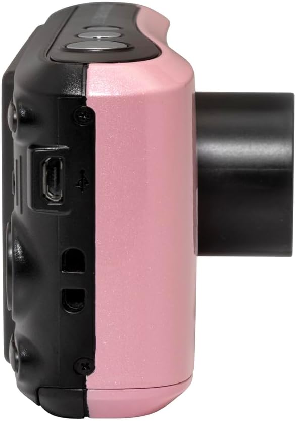 KODAK PIXPRO FZ45 16MP Compact Digital Camera, 4X Optical Zoom, AA, Pink