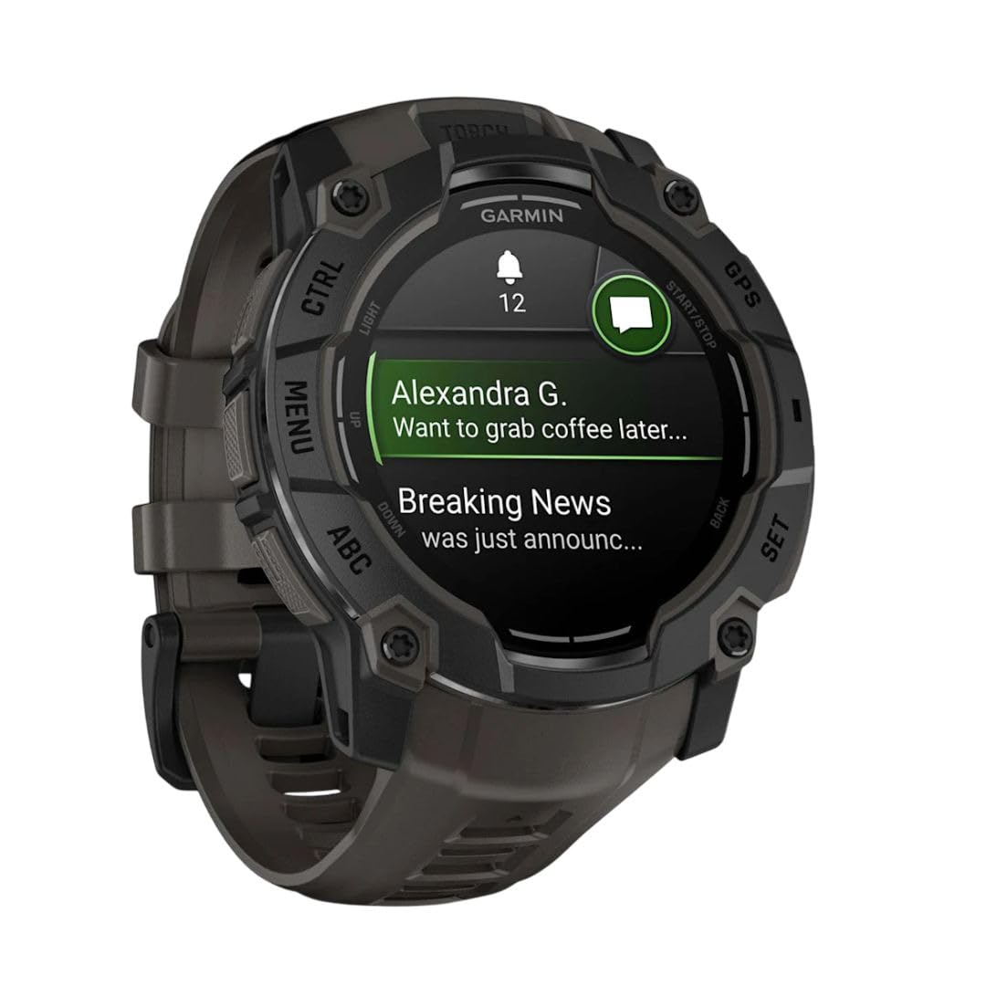 Garmin Instinct® 3 Tactical, Solar, 50mm, Black