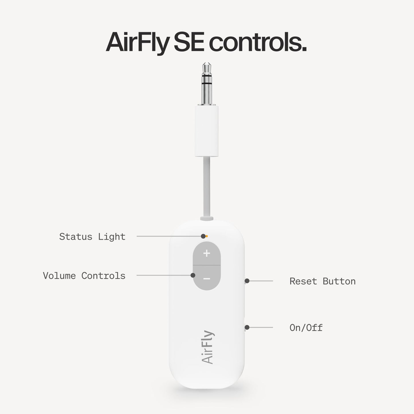 Twelve South AirFly Pro 2, Bluetooth Adapter, Pair 2 AirPods, Black Ice