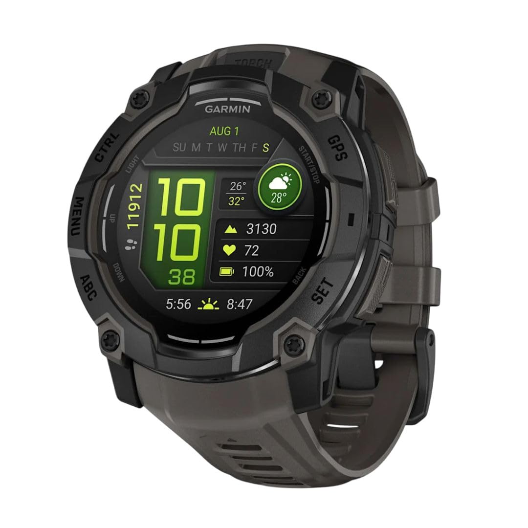 Garmin Instinct® 3 Tactical, Solar, 50mm, Black