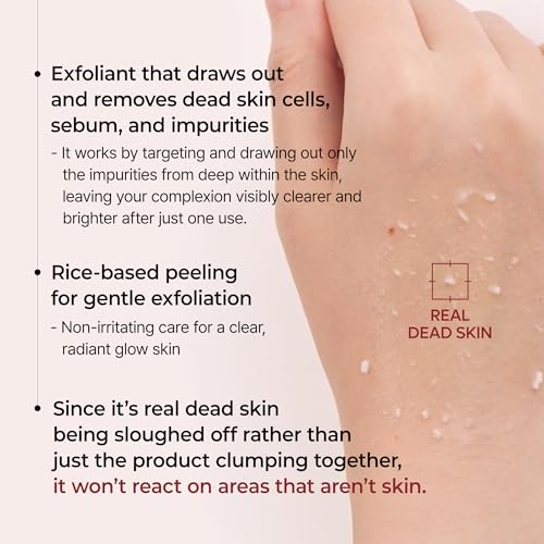 Dr.Melaxin Peel Shot Glow Rice Peeling Ampoule Duo Daily Soft Exfoliating Face and Body Scrub Dead Skin Cells Blackhead Remover for All Skin Types korean skin care