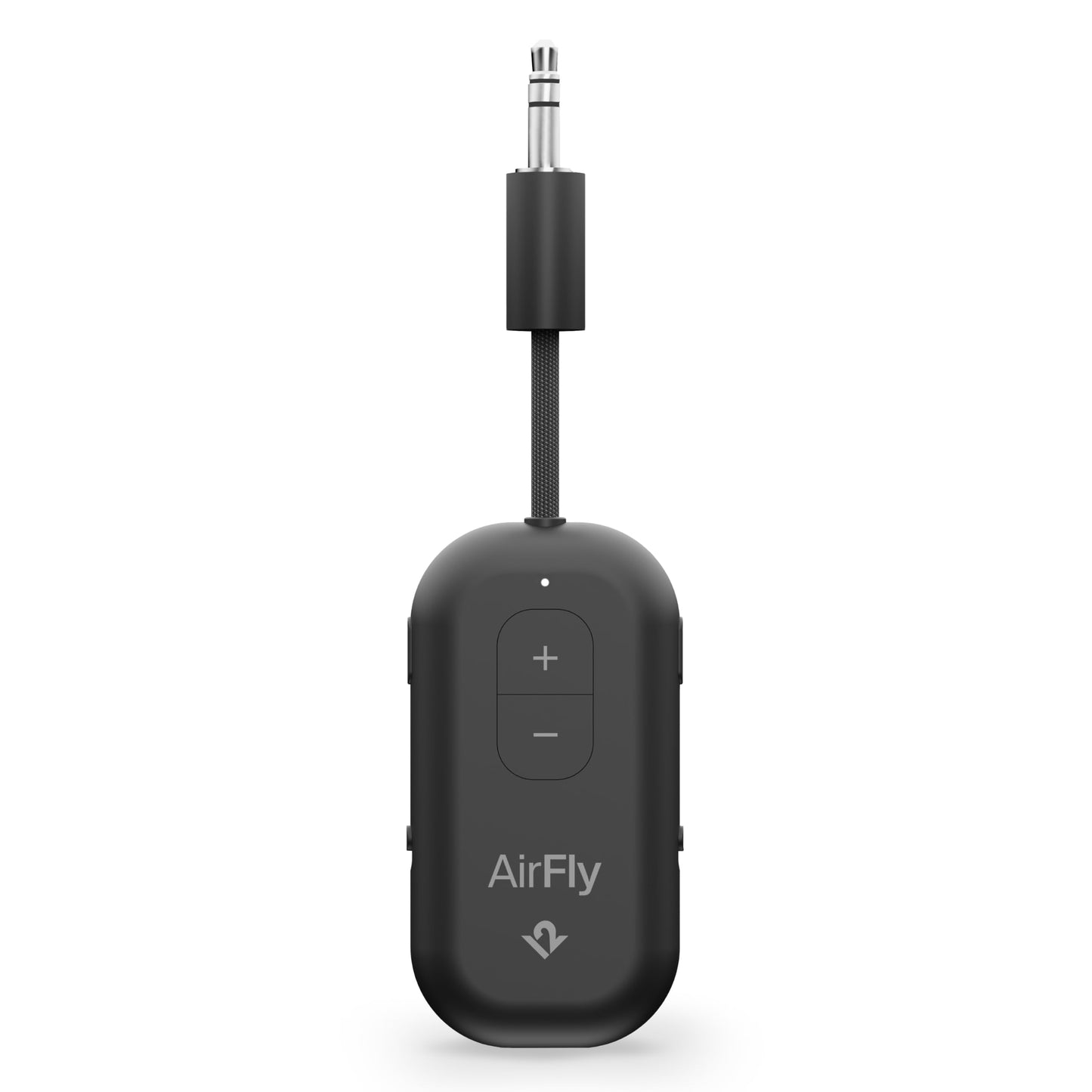 Twelve South AirFly Pro 2, Bluetooth Adapter, Pair 2 AirPods, Black Ice