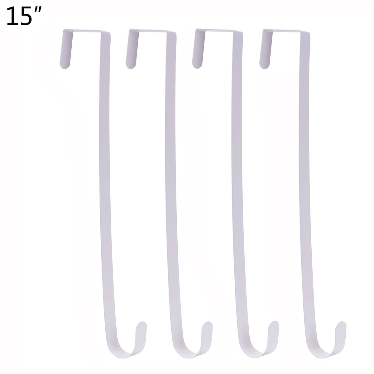 Sattiyrch 15" Wreath Hanger for Front Door, Over the Door Wreath Hook
