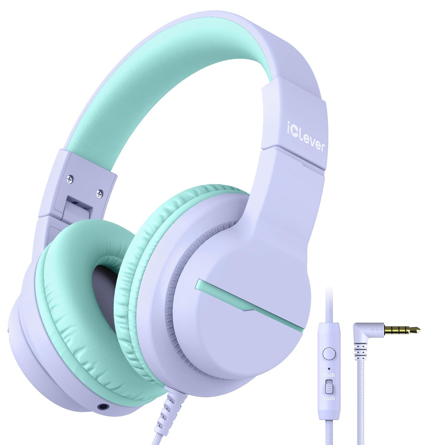 iClever HS19S Kids Headphones for School, Over-Ear for Toddler Boys Girls
