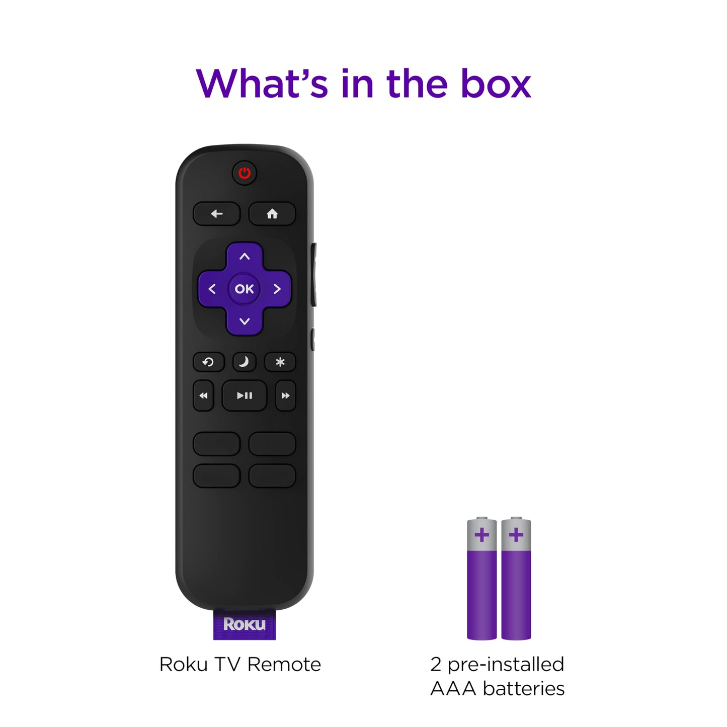 Roku Voice Remote, Replacement TV Remote Control