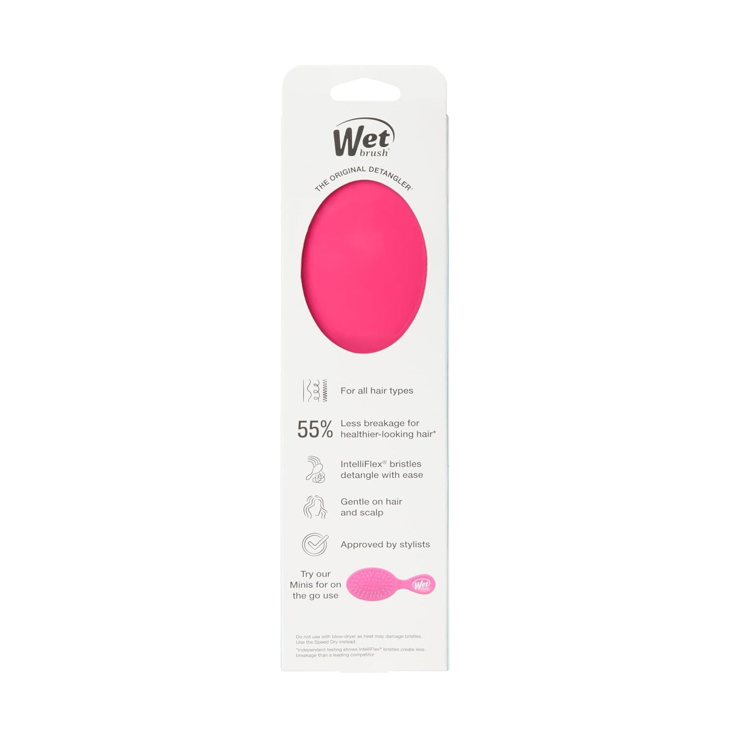 Wet Brush Original Detangler Hair Brush, Black Frost, For All Hair Textures