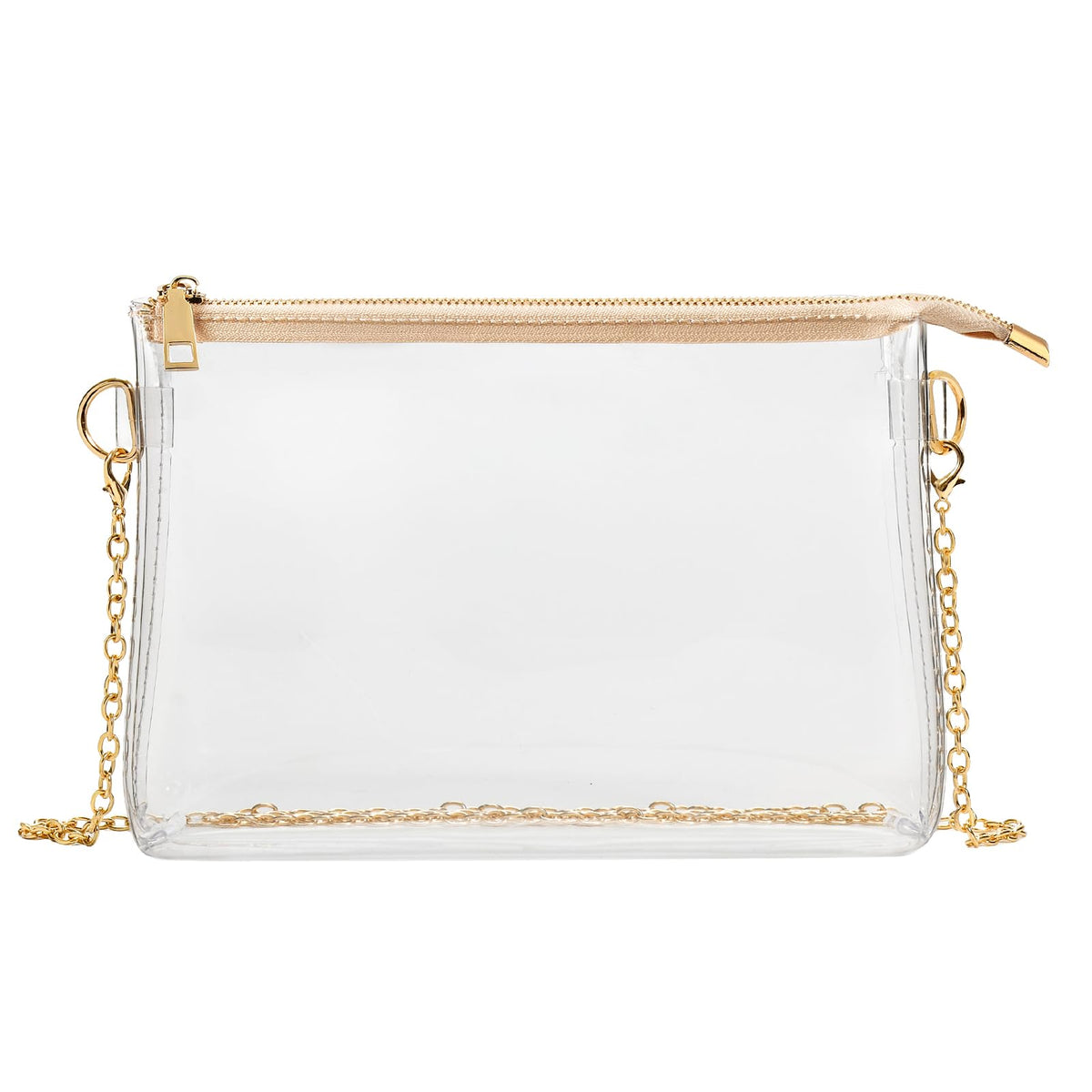 BS-VOG Clear Purse for Stadium Events, Clear Crossbody Bag for Women