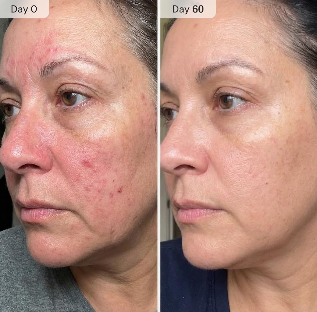 Micro Infusion System for Face & Neck-Micro Infusion Kit to Leave Skin Firmer & Smoother-0.25mm Facial Stamp with Collagen & Hyaluronic Acid Serum for At Home Glow and Anti-aging-3 Month Supply