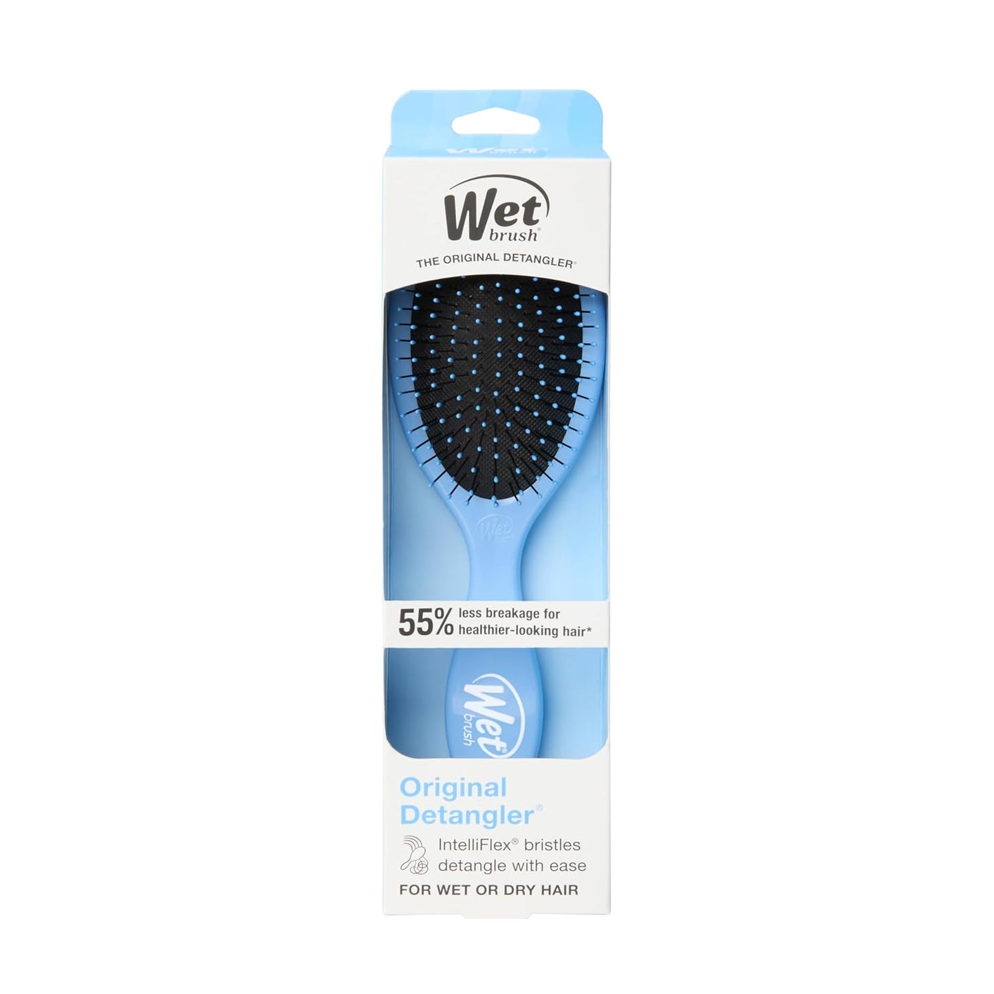 Wet Brush Original Detangler Hair Brush, Black Frost, For All Hair Textures