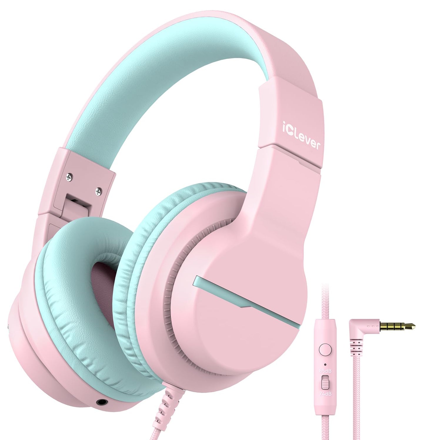 iClever HS19S Kids Headphones for School, Over-Ear for Toddler Boys Girls