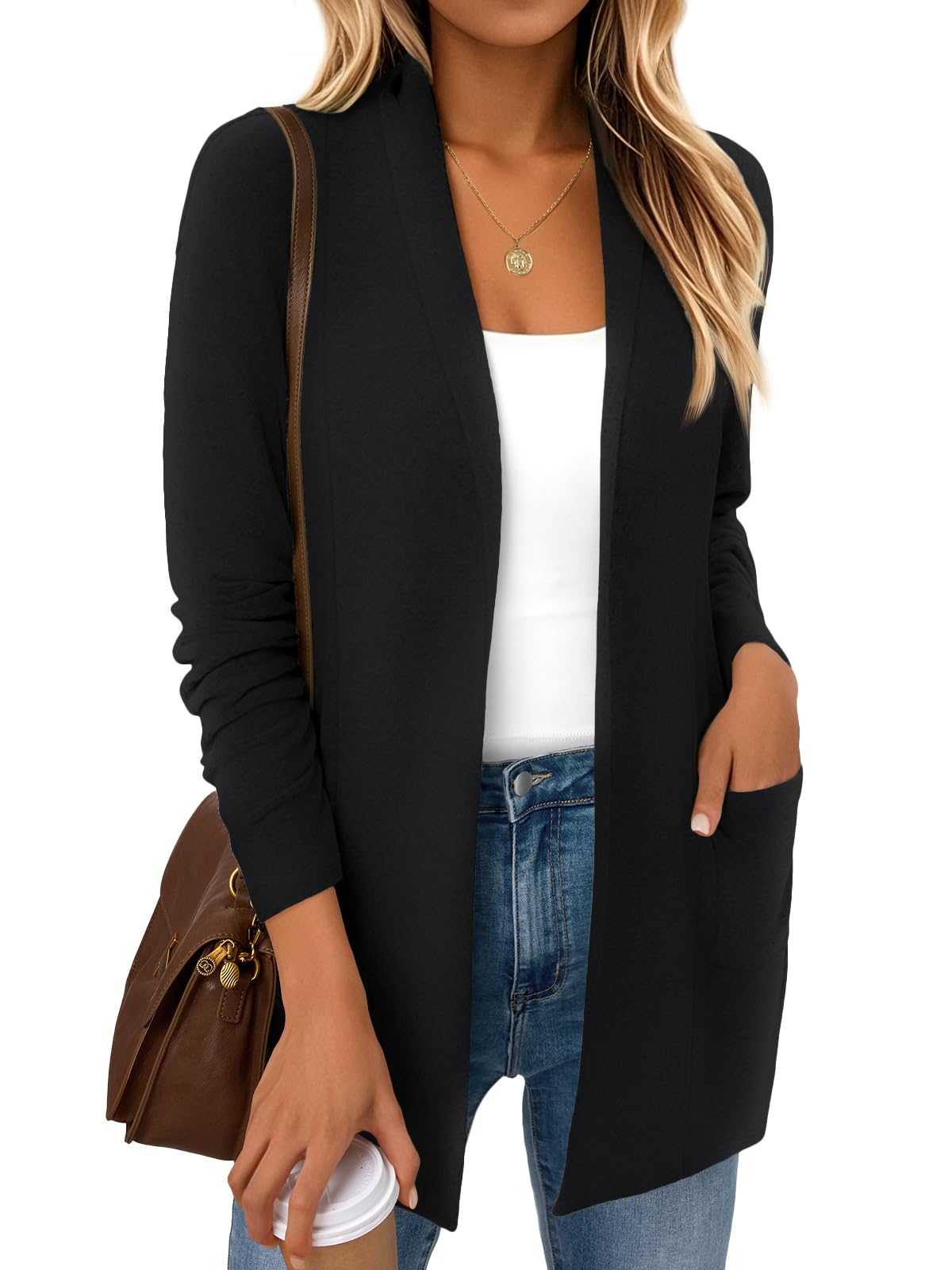 LILLUSORY Cardigan for Women Lightweight Cardigans Fall Fashion Outfits