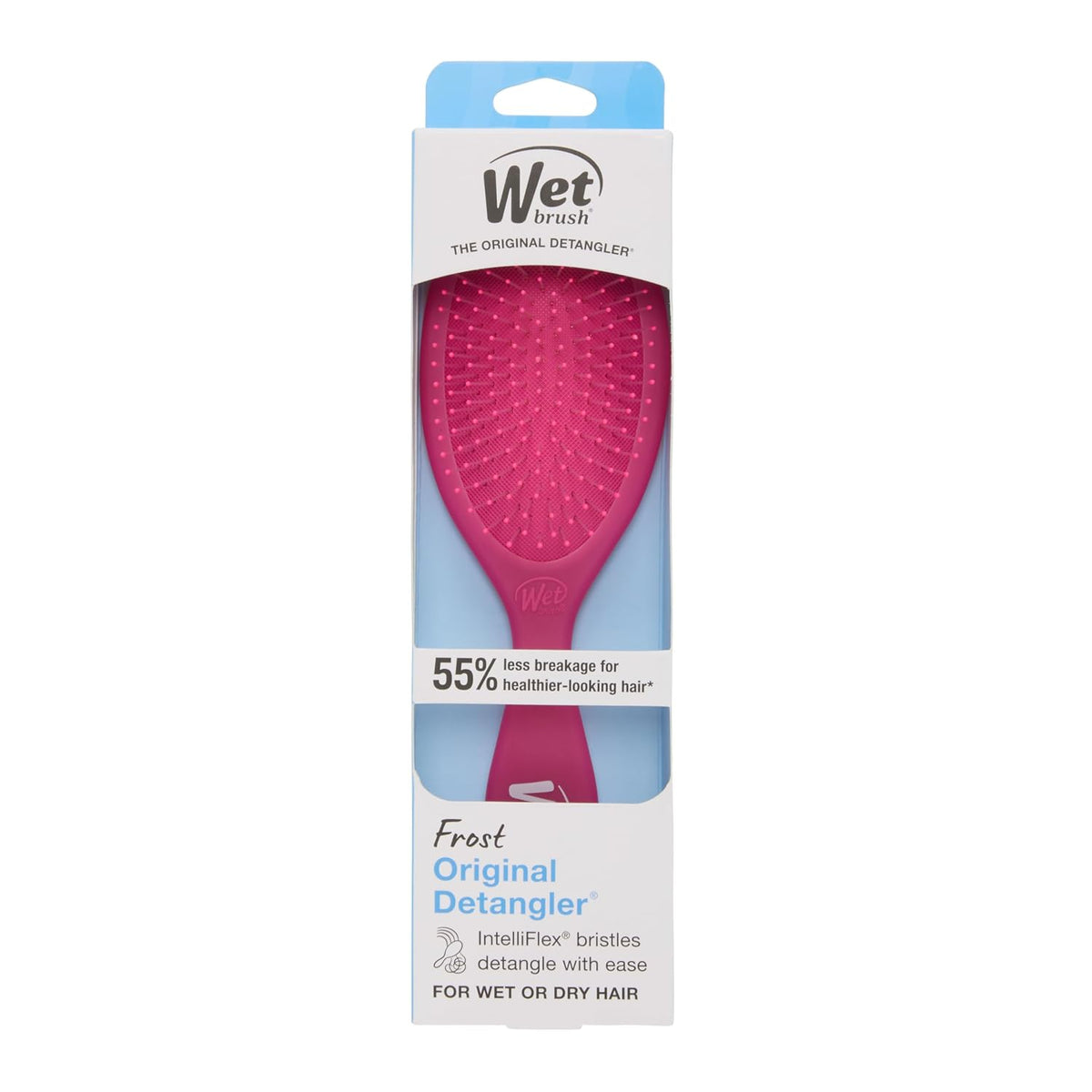 Wet Brush Original Detangler Hair Brush, Black Frost, For All Hair Textures