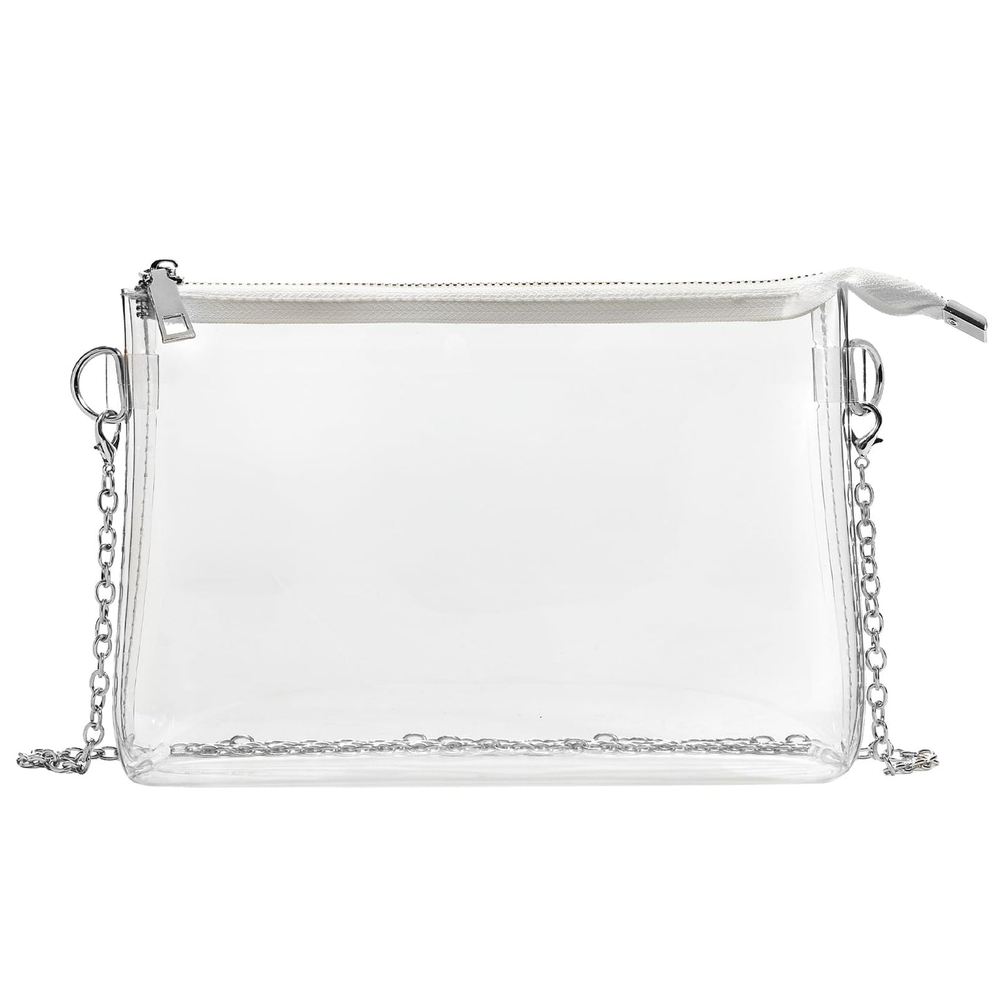 BS-VOG Clear Purse for Stadium Events, Clear Crossbody Bag for Women