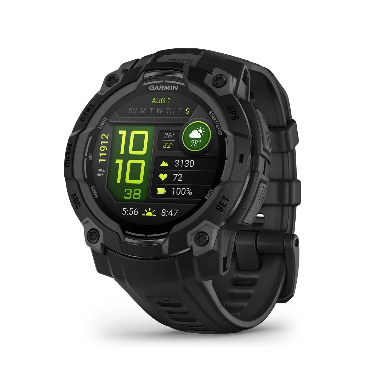 Garmin Instinct® 3 Tactical, Solar, 50mm, Black