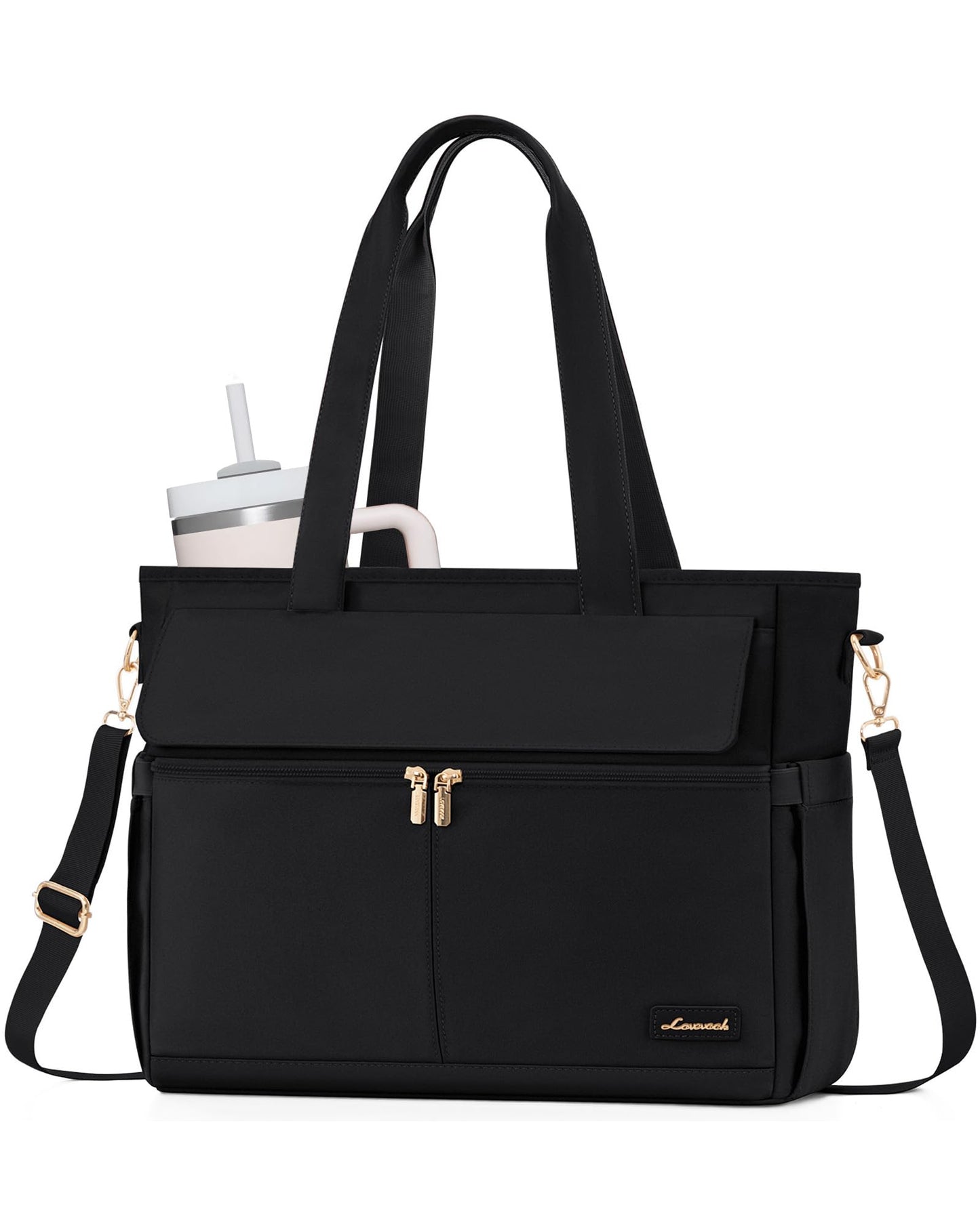 LOVEVOOK Lunch Tote Bag for Women, Work Laptop Bag with Lunch Compartment