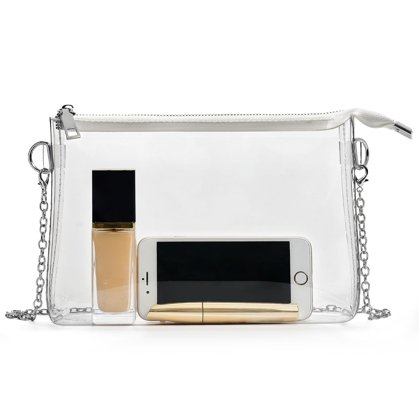 BS-VOG Clear Purse for Stadium Events, Clear Crossbody Bag for Women