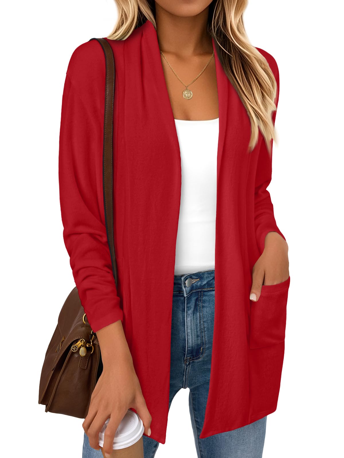 LILLUSORY Cardigan for Women Lightweight Cardigans Fall Fashion Outfits