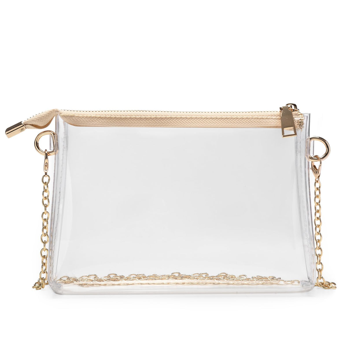 BS-VOG Clear Purse for Stadium Events, Clear Crossbody Bag for Women