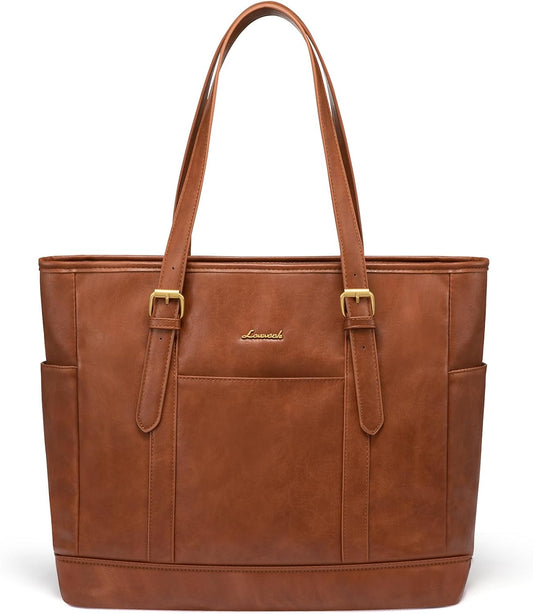 LOVEVOOK Laptop Work Tote Bag for Women,Teacher Computer Briefcase Business Shoulder Bag for Office Travel Gift