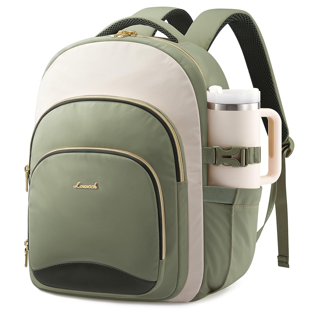 LOVEVOOK Laptop Backpack for Women, 15.6-Inch Work Backpack, Back to School Bookbag for College Student Teen Girls, Casual Personal Item Travel Bag Business Computer Daypack for Teacher Nurse, Gift