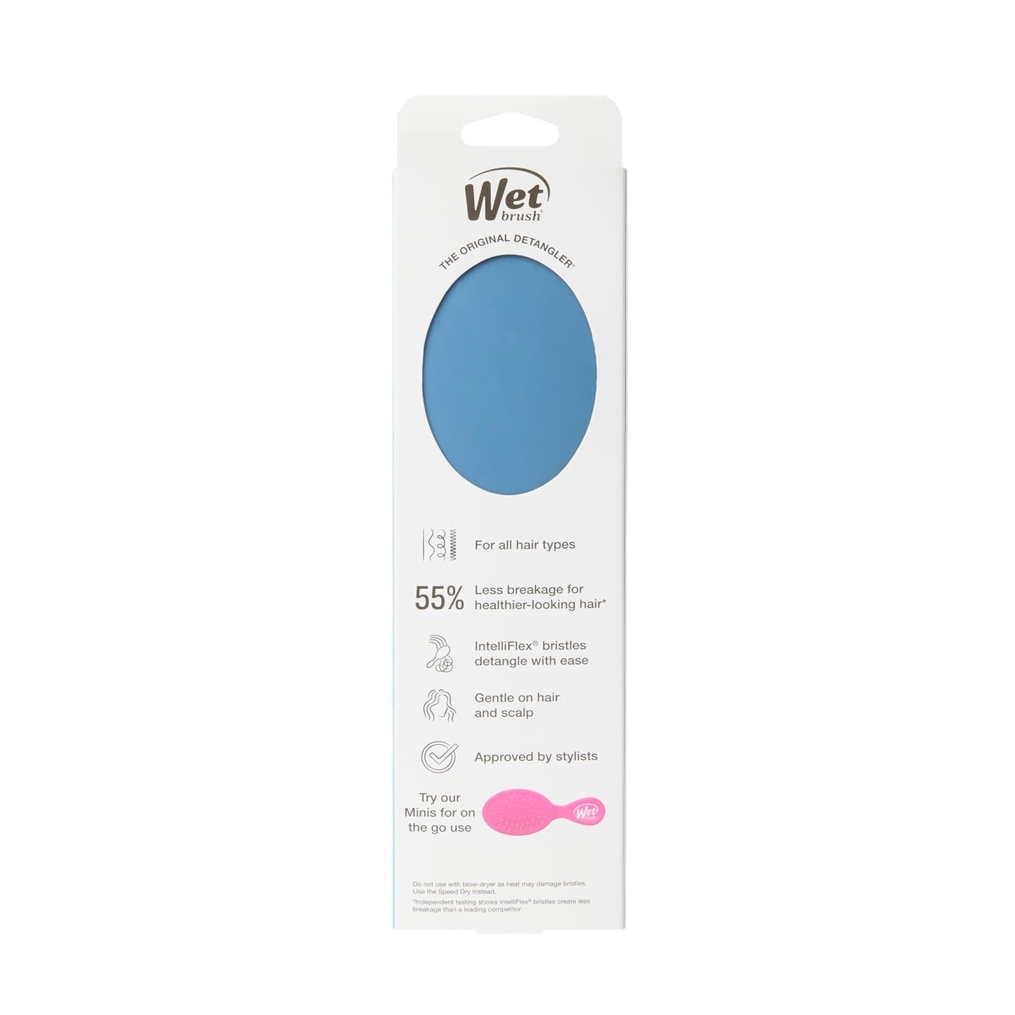 Wet Brush Original Detangler Hair Brush, Black Frost, For All Hair Textures