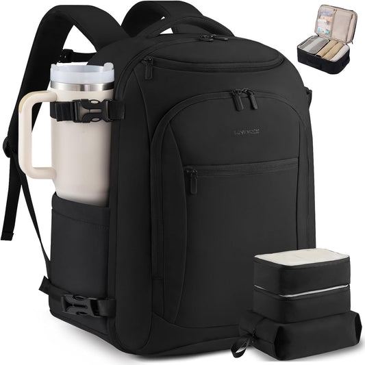 LOVEVOOK 40L Travel Backpack for Women & Men, Airline Approved Carry On Bag