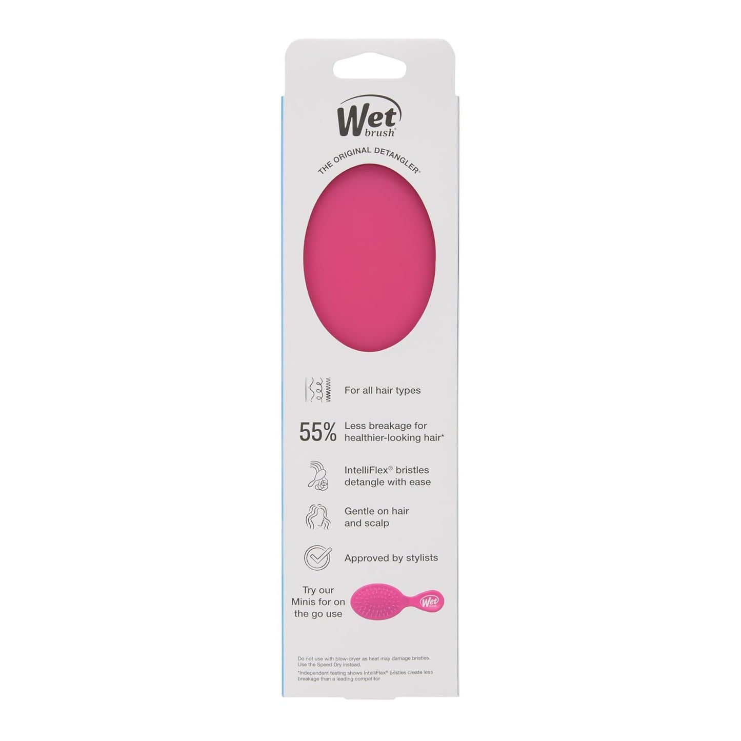 Wet Brush Original Detangler Hair Brush, Black Frost, For All Hair Textures