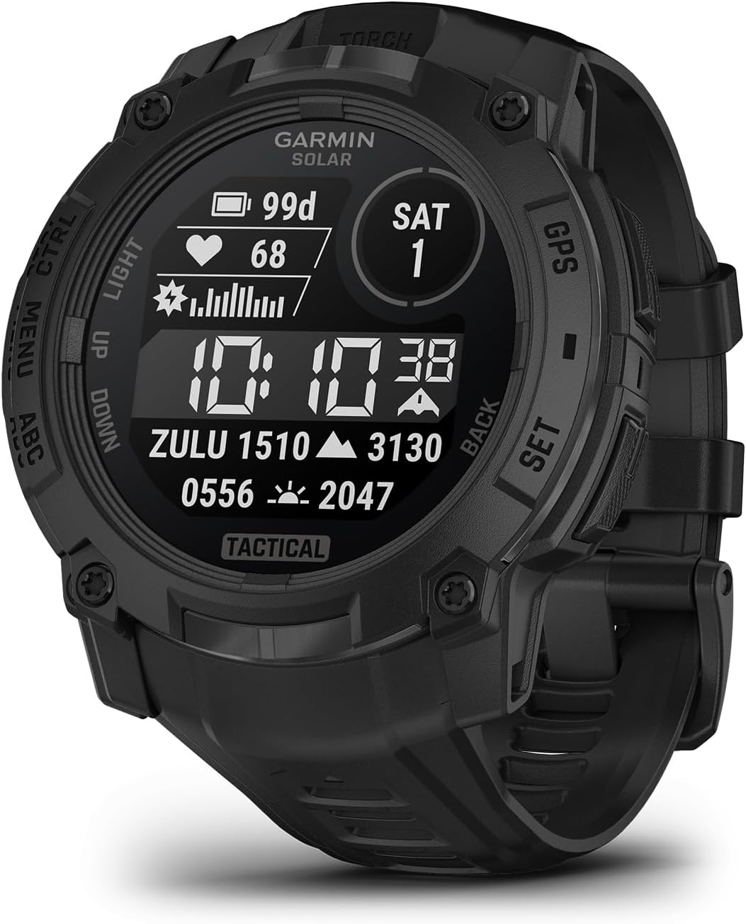 Garmin Instinct® 3 Tactical, Solar, 50mm, Black