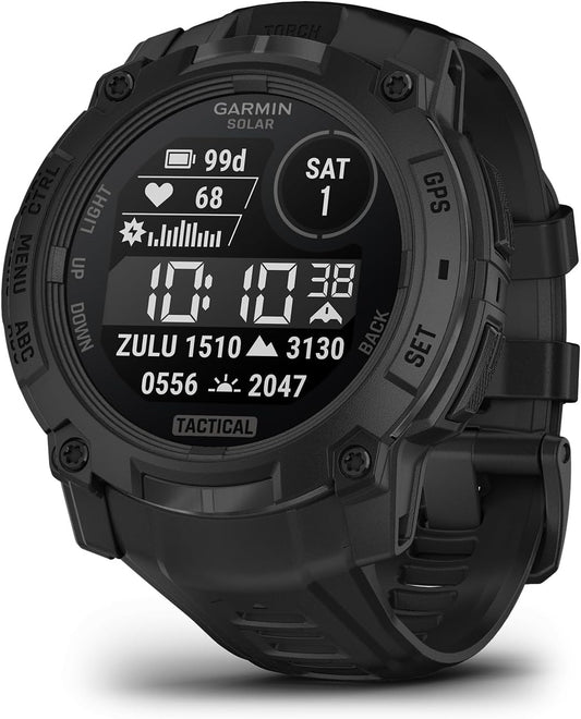 Garmin Instinct® 3 Tactical, Solar, 50mm, Black