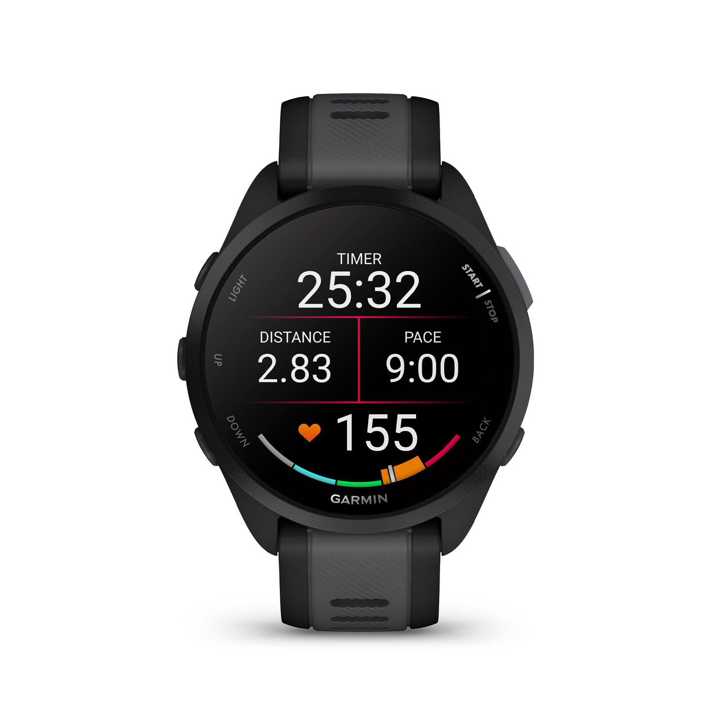 Garmin Forerunner® 165, Running Smartwatch, 43mm, Whitestone