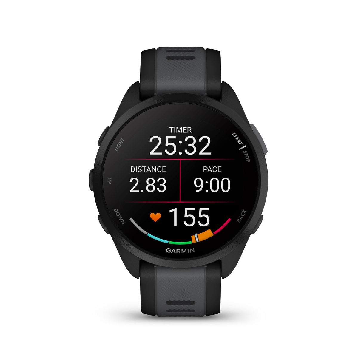 Garmin Forerunner® 165, Running Smartwatch, 43mm, Whitestone
