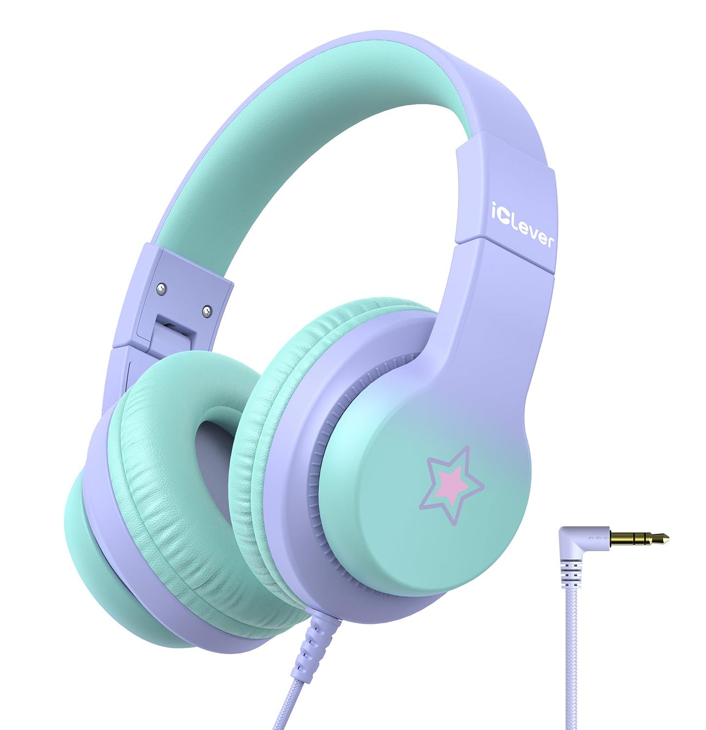 iClever HS19S Kids Headphones for School, Over-Ear for Toddler Boys Girls