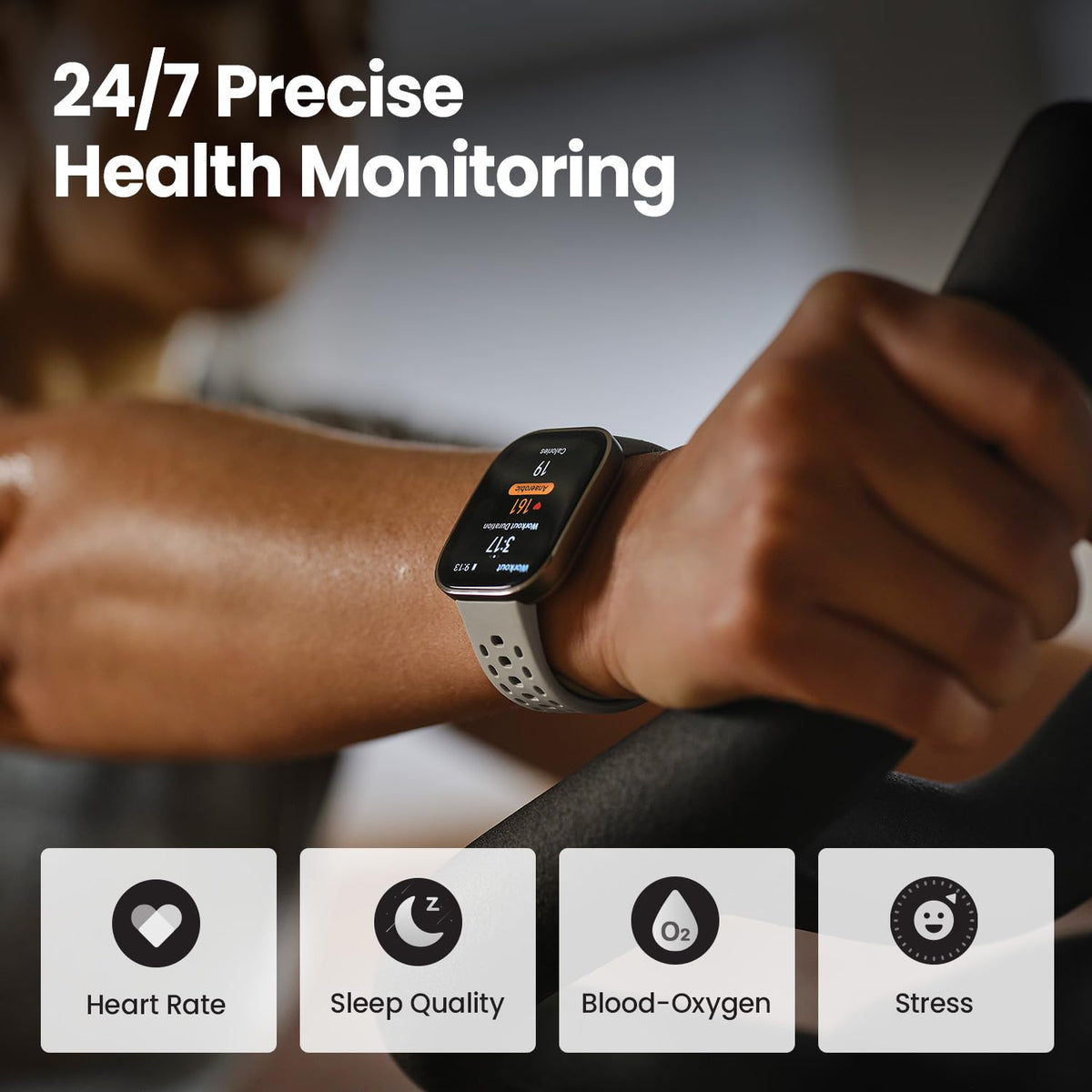 Amazfit Bip Max Smart Watch, 2.07" AMOLED Display, GPS, iOS/Android