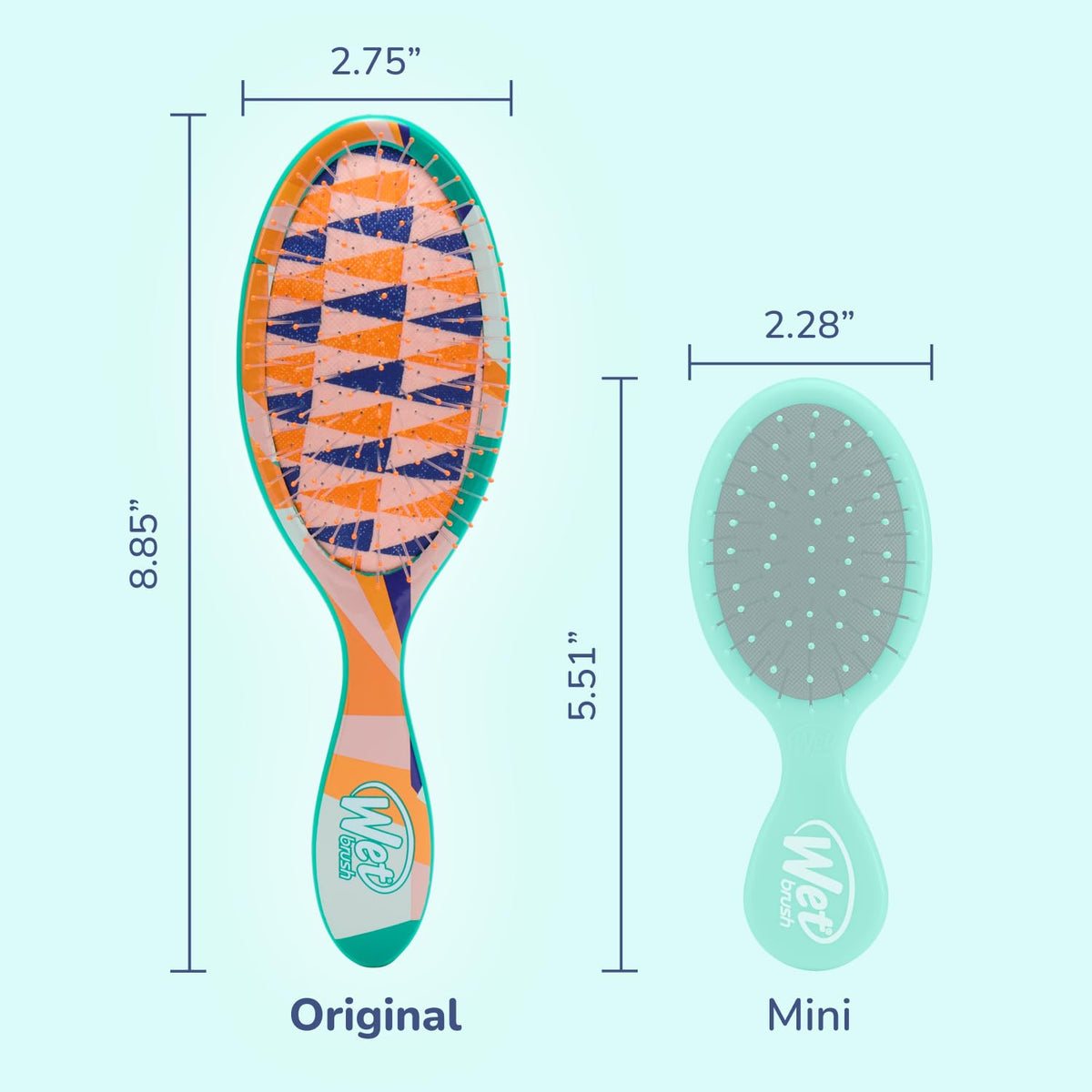 Wet Brush Original Detangler Hair Brush, Black Frost, For All Hair Textures