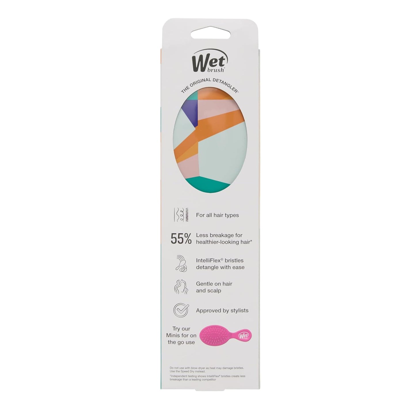 Wet Brush Original Detangler Hair Brush, Black Frost, For All Hair Textures