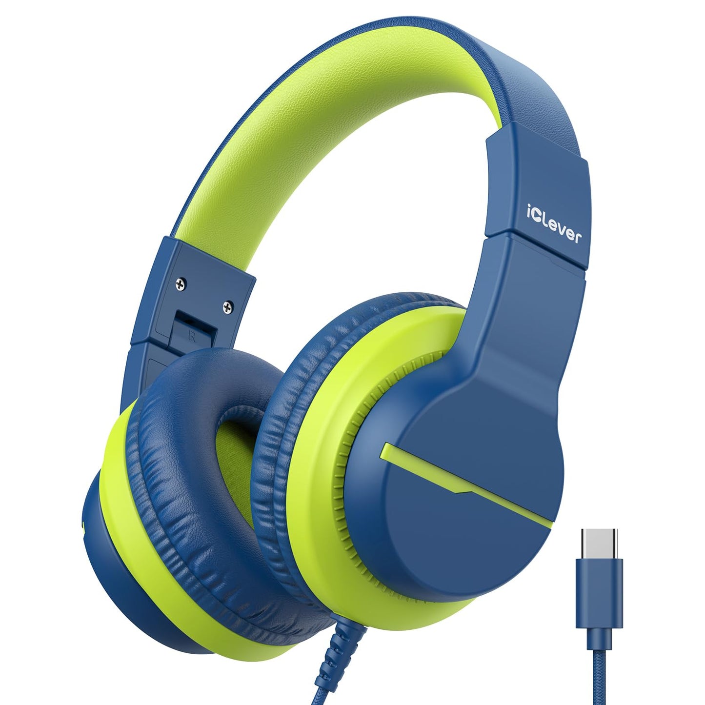 iClever HS19S Kids Headphones for School, Over-Ear for Toddler Boys Girls