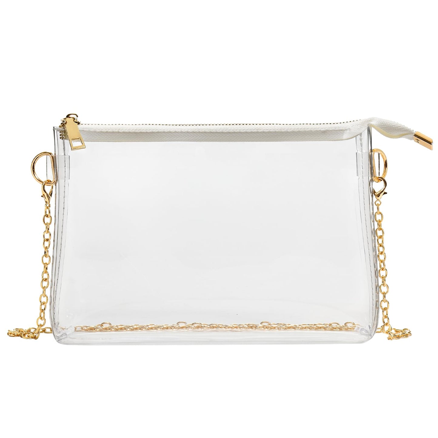 BS-VOG Clear Purse for Stadium Events, Clear Crossbody Bag for Women