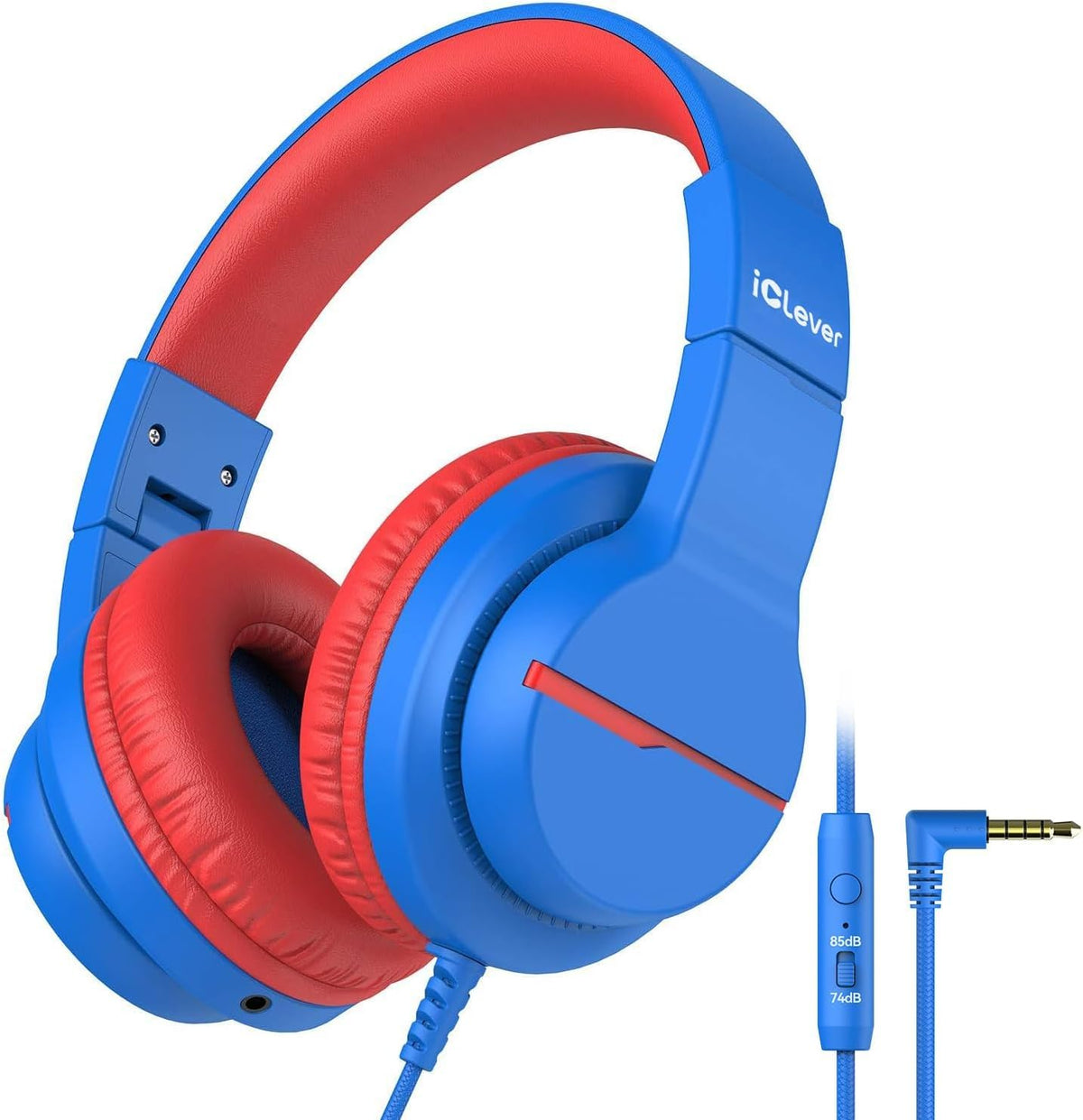 iClever HS19S Kids Headphones for School, Over-Ear for Toddler Boys Girls