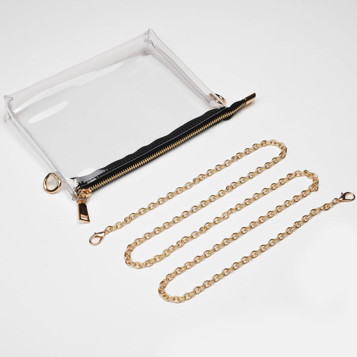 BS-VOG Clear Purse for Stadium Events, Clear Crossbody Bag for Women