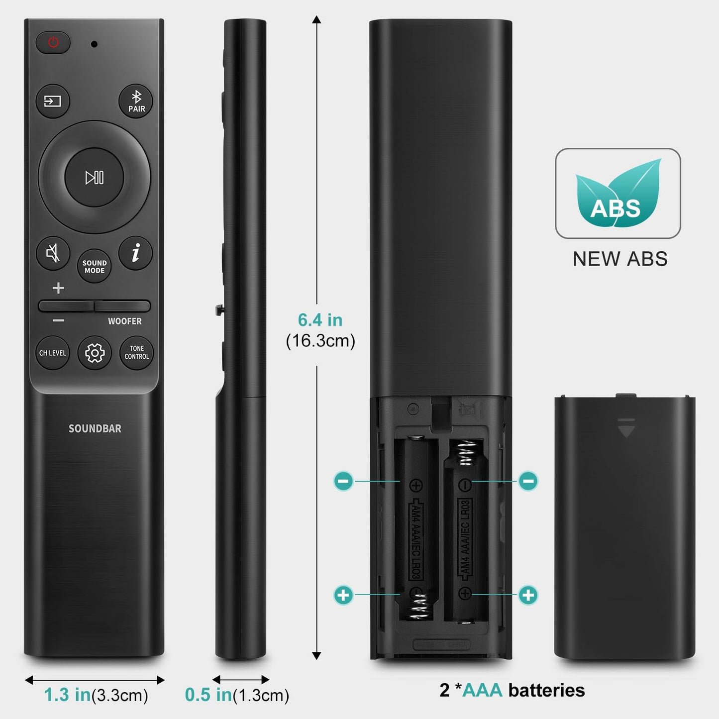 (2 Pack) Replacement Remote for Roku Box Express Player Premiere Control