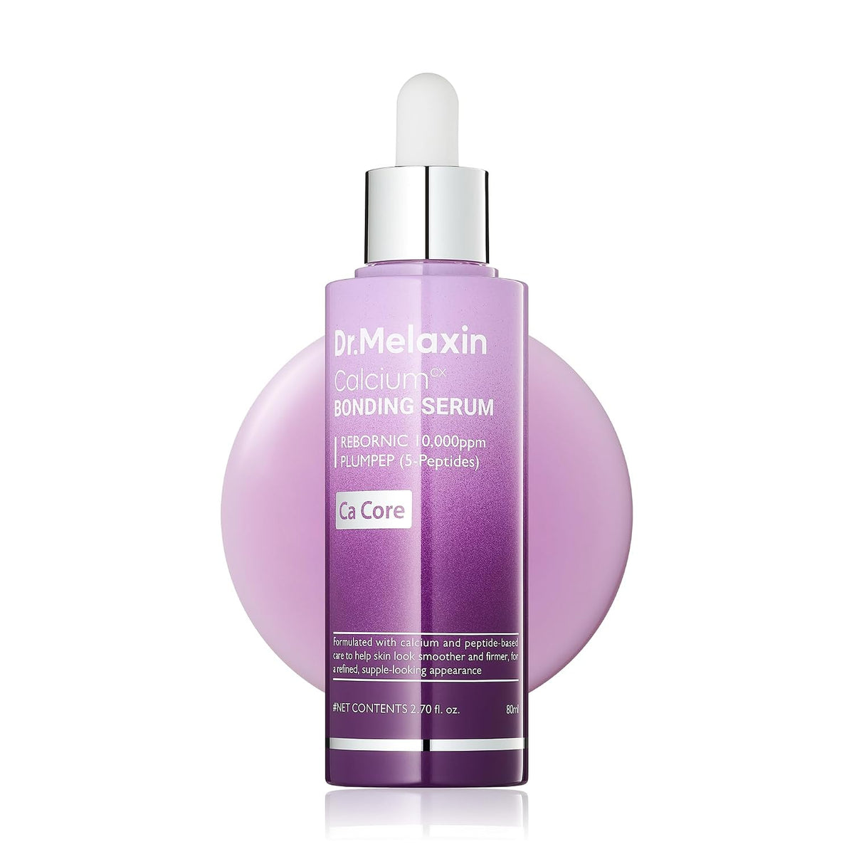 Dr.Melaxin Calcium Bonding Serum with REBORNIC 10,000ppm, Firming & Volumizing Serum for Sagging Skin, Calcium Complex & Collagen for Elasticity & Skin Density, 1.69 fl.oz