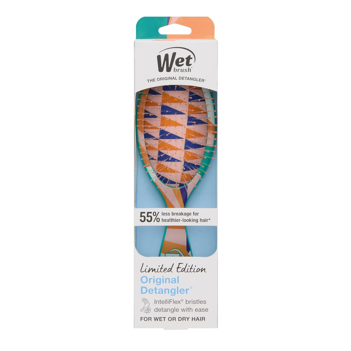 Wet Brush Original Detangler Hair Brush, Black Frost, For All Hair Textures