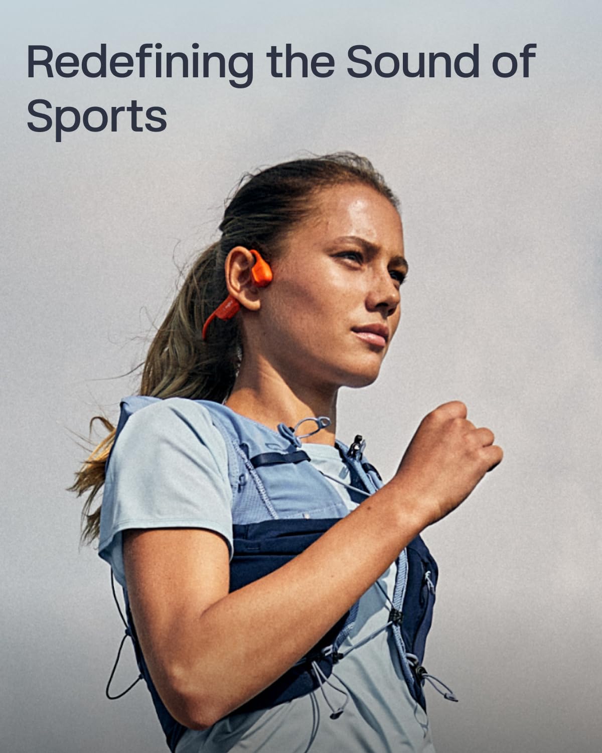 SHOKZ OpenRun Pro 2 Bone Conduction Bluetooth Sport Headphones, Black