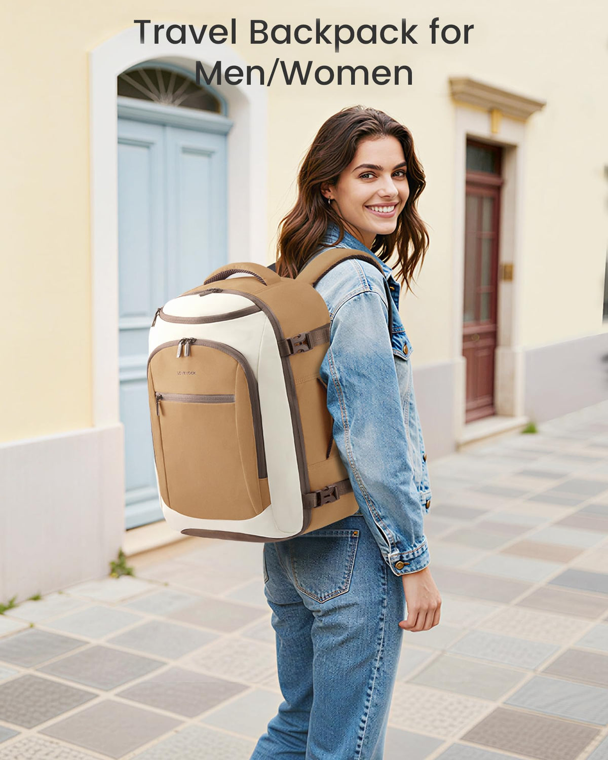 LOVEVOOK 40L Travel Backpack for Women & Men, Airline Approved Carry On Bag