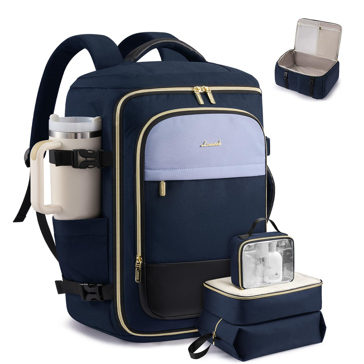 LOVEVOOK Travel Backpack Carry on Flight Approved for Women/Men