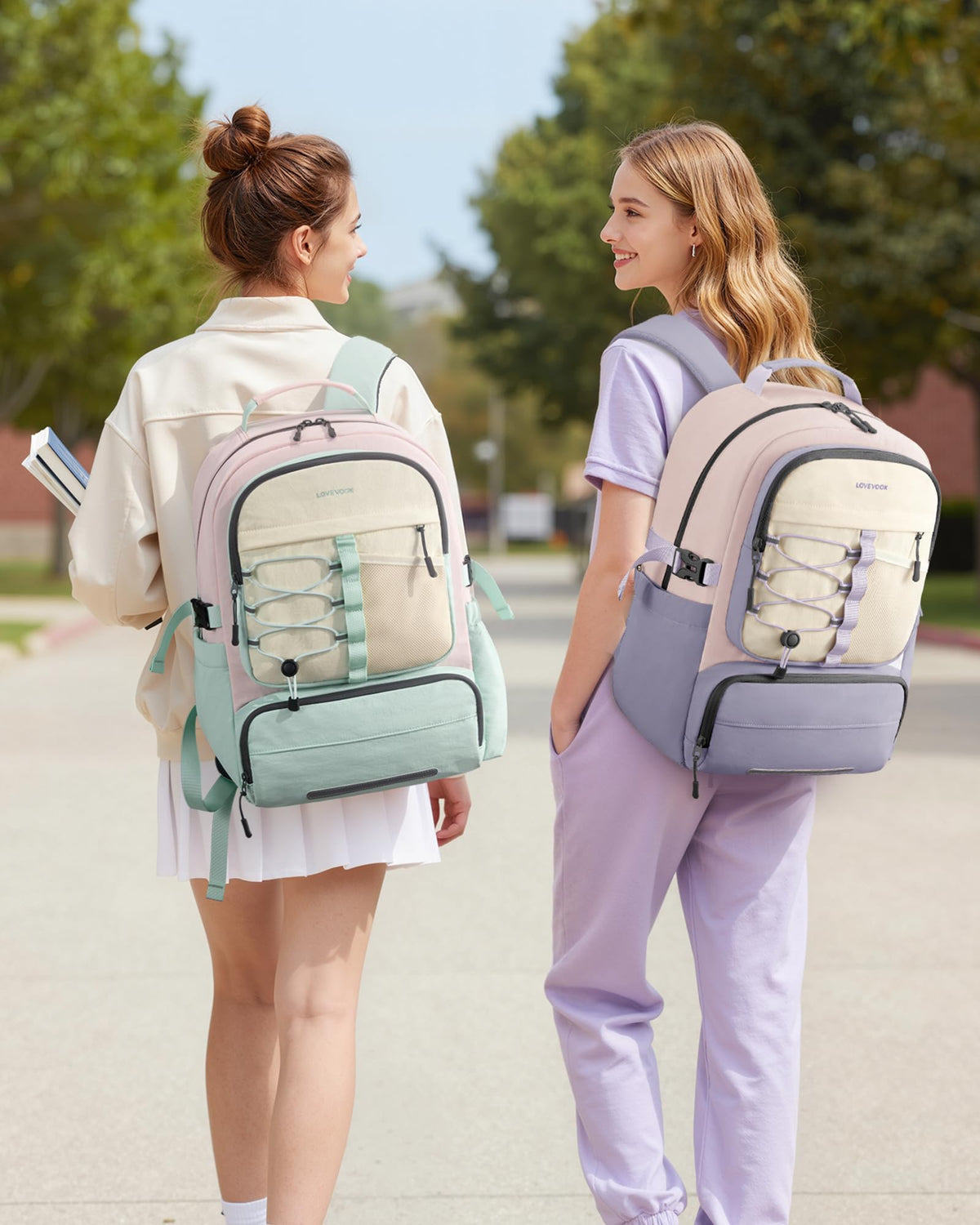 LOVEVOOK Backpack for Kids Teen Girls, Cute Back to School Backpack Bookbag